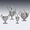 19th Century Victorian Solid Silver Cellini Tea Service from Mappin & Webb, 1893, Set of 4 2