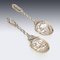 19th Century Victorian Solid Silver Spoons, London, 1891, Set of 2 4