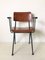 Mid-Century Industrial Prouvé Style Armchair Attributed to Friso Kramer fpr Marko 1