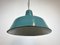 Industrial Green Enamel Factory Pendant Lamp, 1960s, Image 6