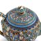 19th Century Russian Silver & Enamel Tea Service, Moscow, 1890s, Set of 7 9