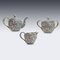 Servizio da tè in argento e smalto, Russia, fine XIX secolo, set di 7, Immagine 5