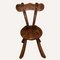 Brutalist Milking Stool, France, 1950s, Image 1