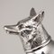 Mid 20th Century Italian Silver Plated Fox Stirrup Cups, 1970s, Set of 4 8