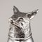 Mid 20th Century Italian Silver Plated Fox Stirrup Cups, 1970s, Set of 4 9