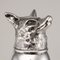 Mid 20th Century Italian Silver Plated Fox Stirrup Cups, 1970s, Set of 4 11