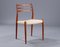 Vintage Model No. 66 & 78 Solid Teak Chairs by Niels O. Møller for J.L. Møllers Møbelfabrik, Set of 2, Image 14