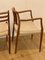 Vintage Model No. 66 & 78 Solid Teak Chairs by Niels O. Møller for J.L. Møllers Møbelfabrik, Set of 2, Image 7