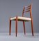 Vintage Model No. 66 & 78 Solid Teak Chairs by Niels O. Møller for J.L. Møllers Møbelfabrik, Set of 2, Image 15