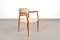 Set of Vintage Model No. 66 & 78 Solid Teak Chairs by Niels O. Møller for J.L. Møllers Møbelfabrik 10