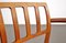 Set of Vintage Model No. 66 & 78 Solid Teak Chairs by Niels O. Møller for J.L. Møllers Møbelfabrik 9