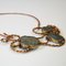 Vintage Nature Stone, Brass & Copper Necklace by Anna-Greta Eker, Norway, 1960s, Image 3