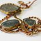 Vintage Nature Stone, Brass & Copper Necklace by Anna-Greta Eker, Norway, 1960s 5