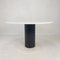 Runder Esstisch aus Marmor im Stil von Ettore Sottsass, 1980er 15