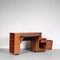 Colonial Haagse School Desk and Stool by Toko Van Der Pol, Indonesia, 1930s, Set of 2, Image 6