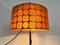 Orange Cocoon Table Lamp by Goldkant, Germany, 1960s 10