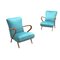 Beech Armchairs, Italy, 1950s, Set of 2, Image 1