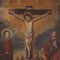 Crucifixion avec Saints, 17ème Siècle, Huile sur Toile 3
