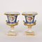 Porcelain Vases with Gold Trim, Set of 2 1