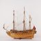 Vintage Handmade Wooden Ship 15