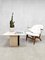 Vintage Italian Marble & Travertine Coffee Table 3