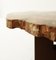 Mid-Century Petrified Wood and Steel Coffee Table 8