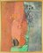 Mario Asnago, Composizione, Olio originale su tela, metà XX secolo, Immagine 1