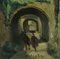 Isidore Odorico, Into the Tunnel, Original Oil Painting, Early 20th Century, Image 3