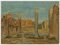 Sconosciuto, antica Roma, dipinto ad olio, 1899, Immagine 4