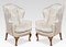 Georgian Wingback Armchairs, Set of 2 1