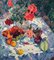 Gennady Bernadsky, Roses and Fruit, 1979, Óleo sobre lienzo, Imagen 1