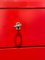 Mid-Century Modern Red Cabinet by Rudolf Frank, Germany, 1963, Image 7