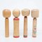 Poupées Kokeshi en Bois, Set de 4 5