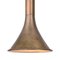 Raw Brass Megafon Ceiling Lamp by Jesper Ståhl for Konsthantverk 4