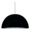 Medium Black Sonora Pendant Lamp by Vico Magistretti for Oluce 5