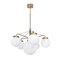 Raw Brass Klyfta 6L Ceiling Lamp by Johan Carpner for Konsthantverk 2