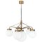 Raw Brass Klyfta 6L Ceiling Lamp by Johan Carpner for Konsthantverk 1