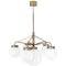 Raw Brass Klyfta 6L Ceiling Lamp by Johan Carpner for Konsthantverk, Image 1