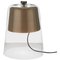 Semplice Table Lamp in Satin Gold Glaze by Sam Hecht for Oluce, Image 1