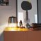 Semplice Table Lamp in Satin Gold Glaze by Sam Hecht for Oluce 3