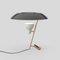 Modell 548 Lampe aus poliertem Messing mit grauem Diffusor von Gino Sarfatti für Astep 11