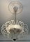 Lámpara de araña atribuida a Barovier & Toso, Murano, años 40, Imagen 4