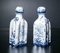 Hand-Painted Ceramic Vinegar and Olive Oil Bottles from Spica Albisola, Set of 2, Image 1