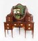 Antique Victorian Mahogany Dressing Table & Mirror 2