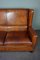 Art Deco High Sheep Leather Sofa 7