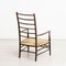Arts & Crafts Low Ladder Back Armchair with Rush Seat from Liberty & Co, 1900 6