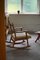 Oak Rocking Chair Reupholstered in Lambswool by Henning Kjærnulf, 1960s, Image 15