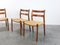 Model 84 Chairs by Niels O. Møller for J.L. Møllers Furniture Factory, 1960s, Set of 4 11
