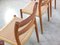 Sedie nr. 84 di Niels O. Møller per JL Møllers Furniture Factory, anni '60, set di 4, Immagine 23