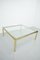 Hollywood Regency Two-Tone Coffee Table with Glass Plate 8